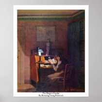 The Elegant Reader By Kersting Georg Friedrich Print