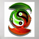 the elemental Dragons posters