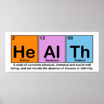 The Elements of Health Poster