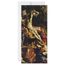 The Elevation Of The Cross By Rubens Peter Paul Rack Card Design