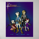 The Elfmage - Yuriko, Hilac, Marduck, Miyu posters