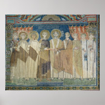 The Emperor Constantine IV grants tax immunity Posters