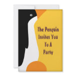 The Emperor Penguin Invites You To A Party invitations
