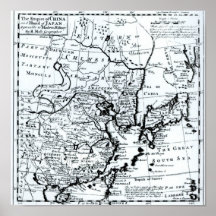 The Empire of China and Island of Japan Poster