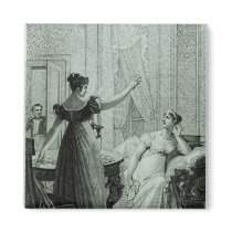 The Empress Josephine reveals the prophesy Refrigerator Magnet