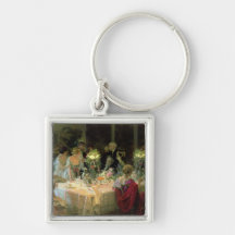 The End of Dinner, 1913 Key Chain