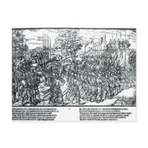 The English Army Marching with Sir Henry Sidney Postcards