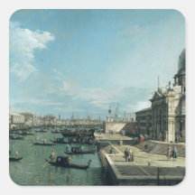 The Entrance to the Grand Canal Square Sticker