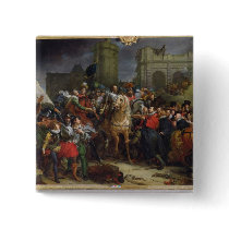 The Entry of Henri IV  into Paris Button