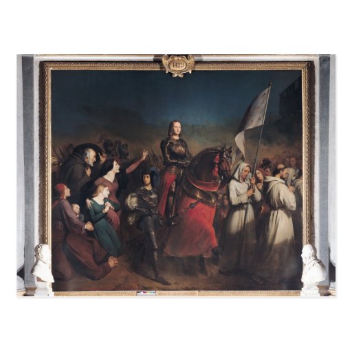 The Entry of Joan of Arc  into Orleans Post Card