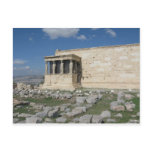The Erecthion is part of ancient Greek Acropolis postcards