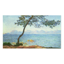 The Esterel Mountains - Claude Monet Business Card Template