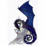 The Eternal Embrace Unicorn and Dragon photo sculptures