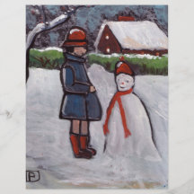 THE EVIL LITTLE SNOWMAN FULL COLOR FLYER