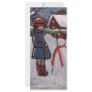 THE EVIL LITTLE SNOWMAN PERSONALIZED RACK CARD