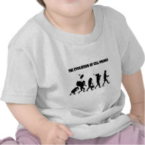The Evolution Of Cell Phones Tee Shirts