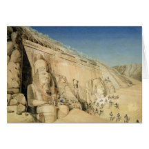 The Excavation of the Great Temple of Ramesses II, Card