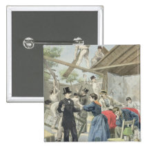 The Expulsion of the Poor from the Slums Pinback Buttons