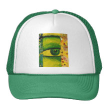 The Eye - Gold & Emerald Awareness Trucker Hat