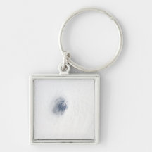 The eye of Hurricane Rita Key Chains