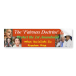 The Fairness Doctrine is Anti-Free Speech bumper stickers