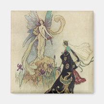 The Fairy There Welcomed Her Majesty Refrigerator Magnets