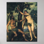 The Fall of Man; Adam and Eve by Titian posters