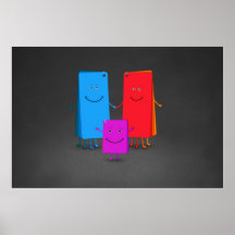 The Family of Colours Poster