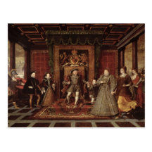The Family of Henry VIII: Post Card