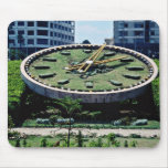 The famous Flowers Clock, Alexandria, Egypt  flowe Mouse Pad