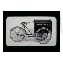 The Famous James Vintage Delivery Bicycle Cards