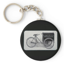 The Famous James Vintage Delivery Bicycle Key Chains