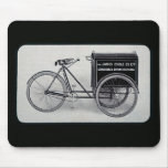 The Famous James Vintage Delivery Bicycle Mouse Pad