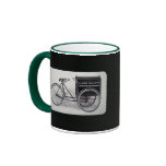 The Famous James Vintage Delivery Bicycle Coffee Mugs