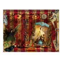 The Fantastical City of Muse Postcard