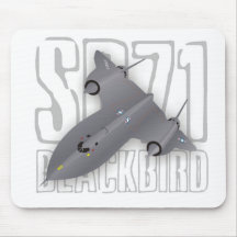 The fastest supersonic spy plane: SR-71 Blackbird Mouse Pad