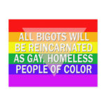 The Fate of Bigots postcard