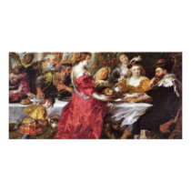 The Feast Of The Herododes By Rubens Peter Paul Personalized Photo Card