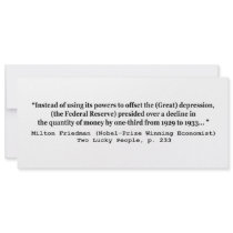 The Federal Reserve & The Great Depression Custom Invite
