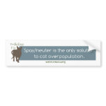 The Feline Fix Bumper Sticker w/ Tag line bumper stickers