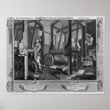The Fellow 'Prentices at their Looms Poster
