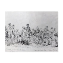 The Field Preacher, 1837 Post Card