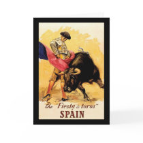 The Fiesta De Toros In Spain Greeting Card