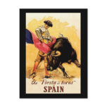 The Fiesta De Toros In Spain postcards