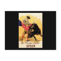The Fiesta De Toros In Spain Postcards