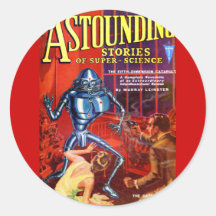 The Fifth Dimensional Catapult! Round Stickers