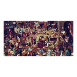 The Fight Between Carnival And Lent,  By Bruegel photo cards