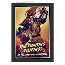 The Fighting Filipinos Greeting Cards
