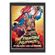 The Fighting Filipinos Greeting Card