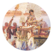The Finding of Moses, Sir Lawrence Alma-Tadema Round Sticker